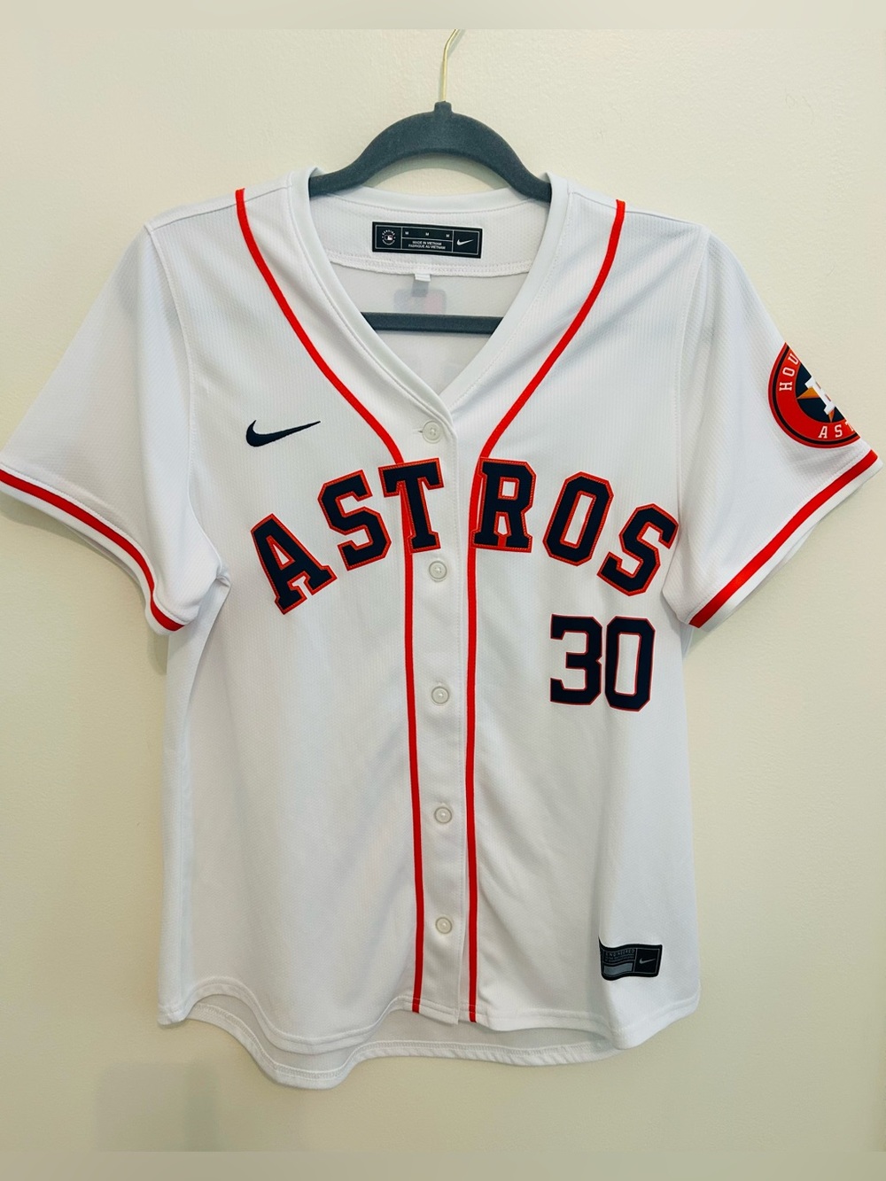 Kyle Tucker Houston Astros Nike Women’s Home Limited Player Jersey White Medium